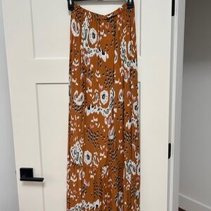Stylish Brown/rust colored Patterned Women's Skirt